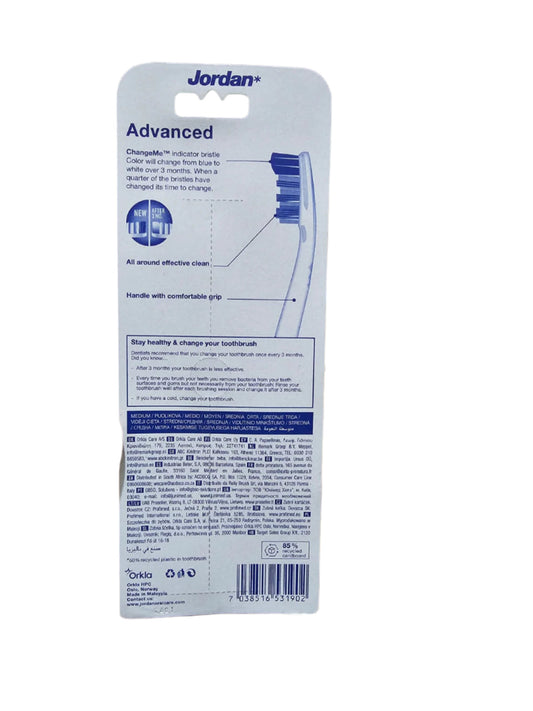 JORDAN ADVANCE CHANGE ME MEDIUM TOOTH BRUSH