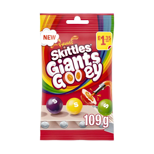 Skittles Fruits Giants Gooey 109g