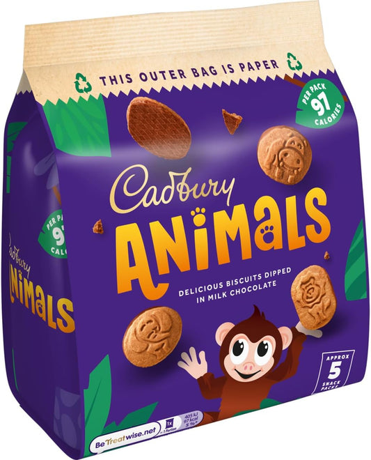 Cadbury Animals Milk Chocolate Biscuits