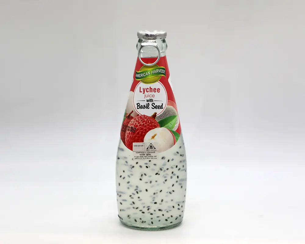 American Harvest Basil Seed + Lychee 290ml