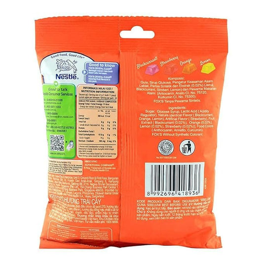 Fox's Candy Pouch Fruity Fruits, 90g