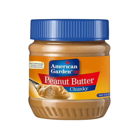 American Garden Peanut Butter Chunky 340g
