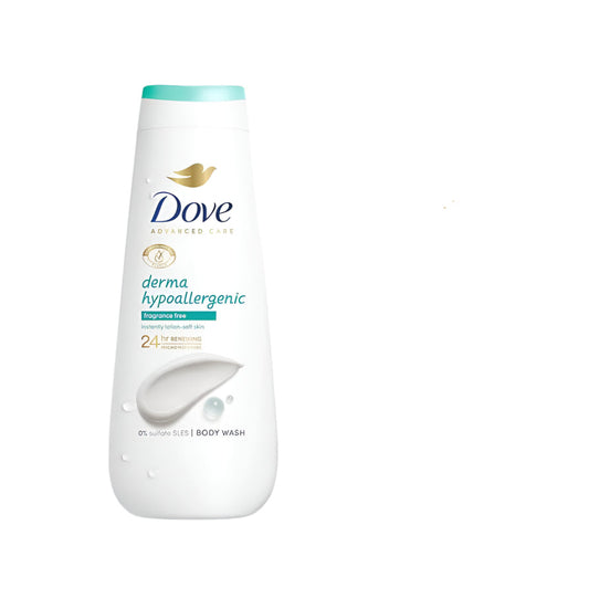 DOVE BODY WASH FRAGRANCE FREE 400ML