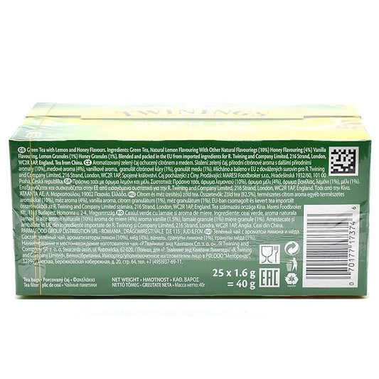 Twinings Green Tea Lemon &amp; Honey, 40 g