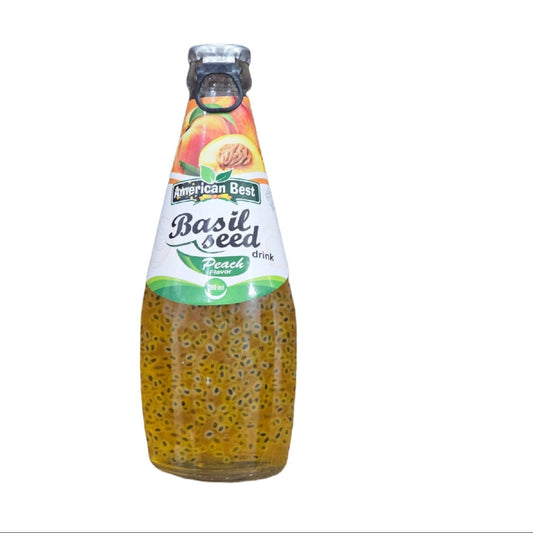 American Best Basil Seed with Peach Flavour 290ml