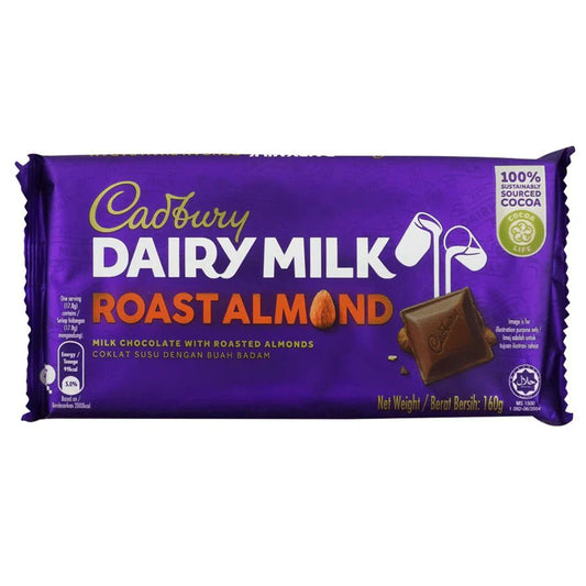 CADBURY DAIRY MILK ROAST ALMOND 100G