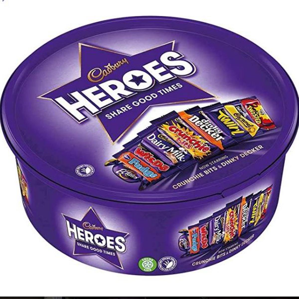 Cadbury Heros Tub 550GM