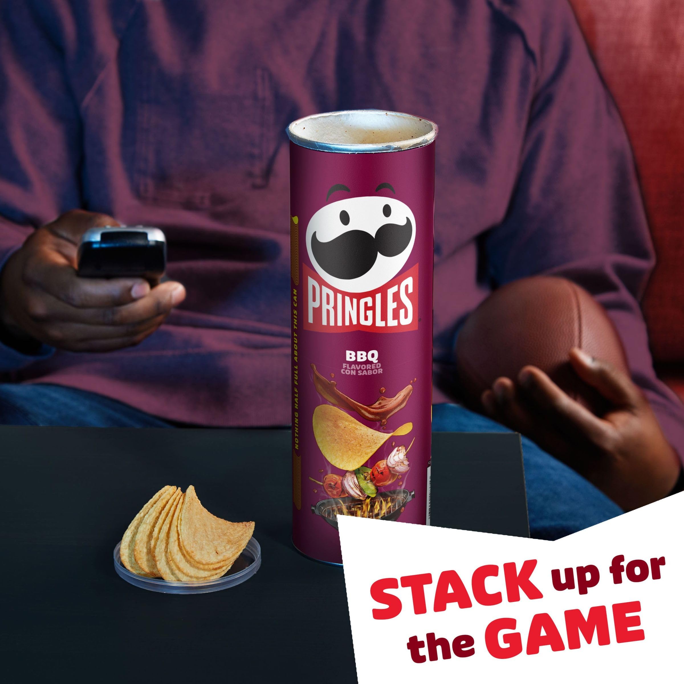 Pringles Potato Crisps BBQ Flavored - 158g