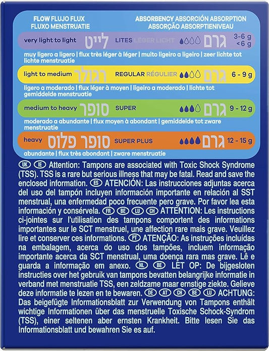 Tampax Compak Regular Tampons With Applicator X18