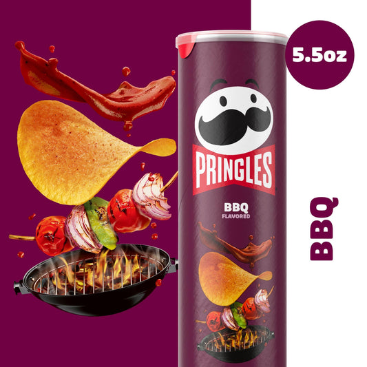 Pringles Potato Crisps BBQ Flavored - 158g