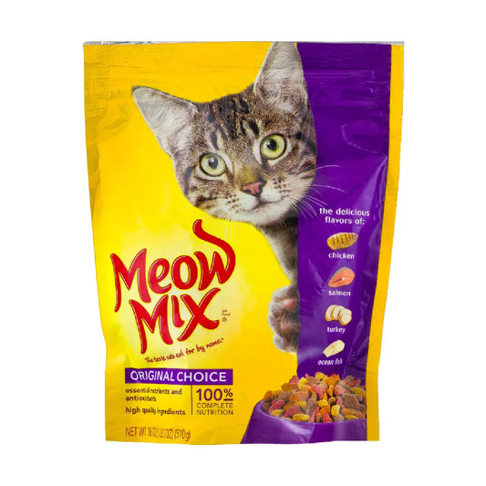 MEOW MIX #1986 CAT FOOD /ORIGINAL CHOICE 510g