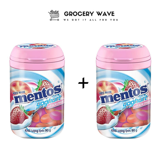Mentos Bottle Gum Yougurt 90gm 1+1