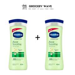 Vaseline intensive care aloe soothe body lotion 400ml 1+1