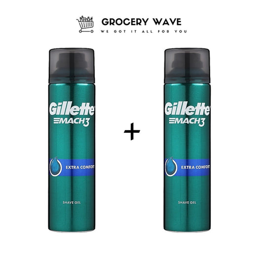 Gillette Mach 3 Shaving Gel 200ml 1+1