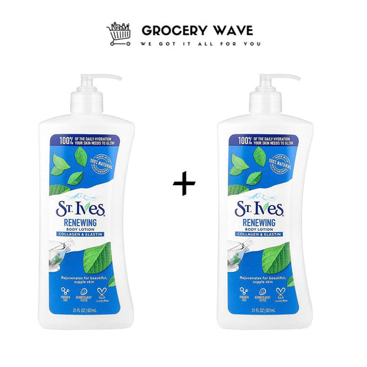 ST'IVES BODYLOTION RENEWING 621ML 1+1