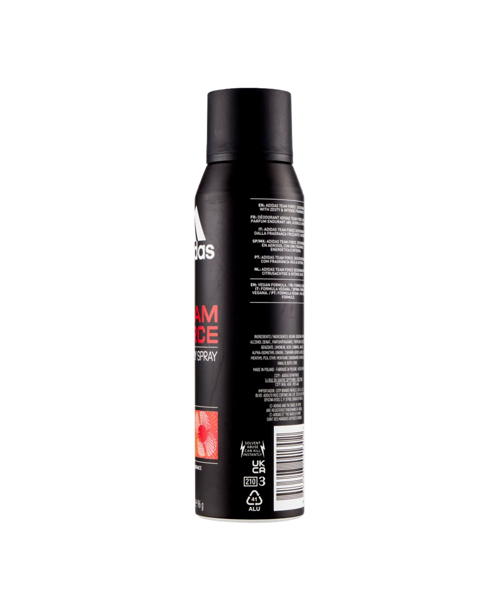 Adidas Deo Spray Men Team Force 150ml