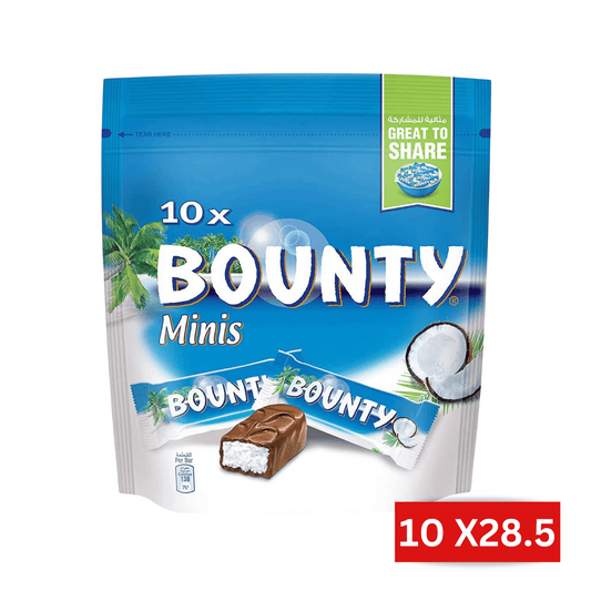 Bounty Minis Chocolate Pouch 285g