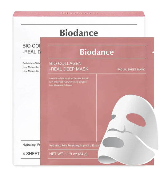Biodance Bio Collagen Real Deep Mask 34g pack of 4
