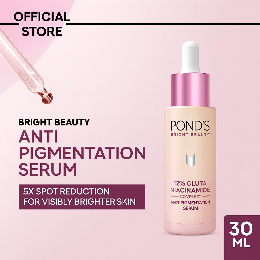 Pond's Bright Beauty 12% Gluta Niacinamide Anti Pigmentation Serum, 30ml