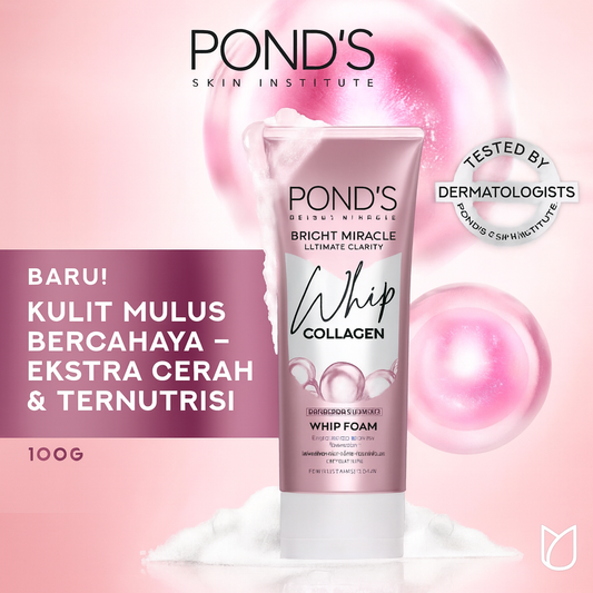Pond's Bright Beauty Anti-Dullness Face Wash With Niacinamide & Vitamin B3, 100g