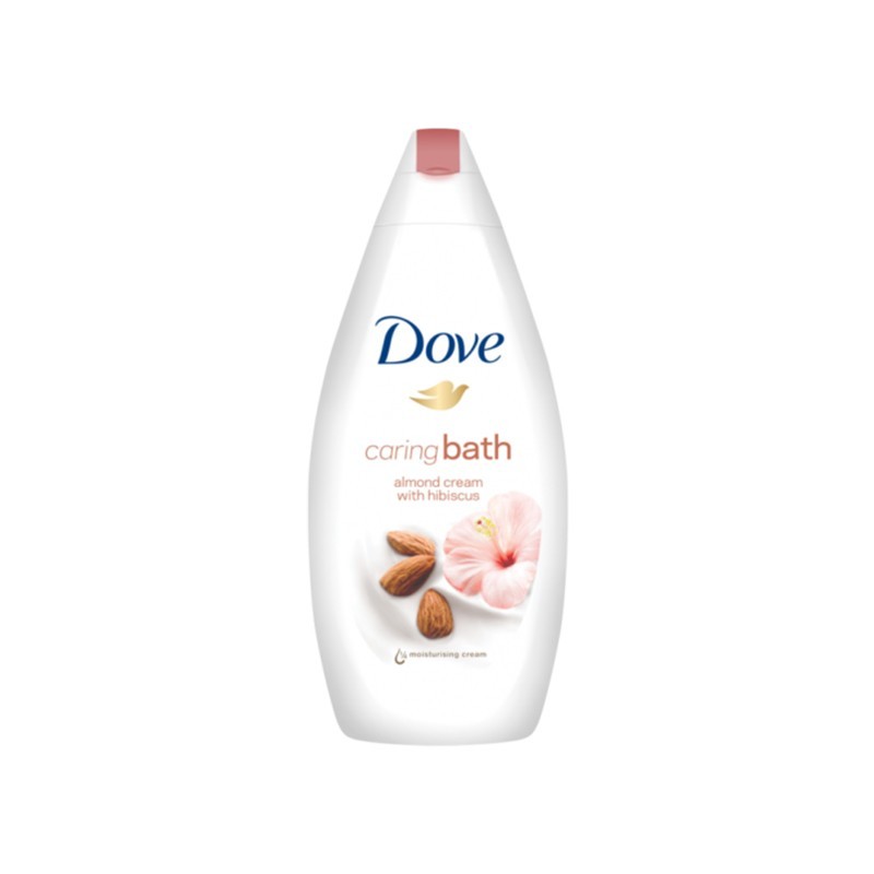 Dove Caring Bath Almond Creme & Hibiscus Body Wash - 750ml