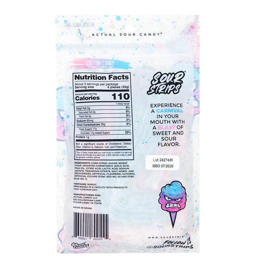 Sour Strips Artificially Flavoured Candy 96gm