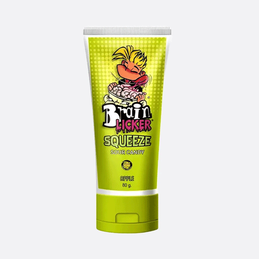 Brain Licker Squeeze Sour Candy Apple 80g