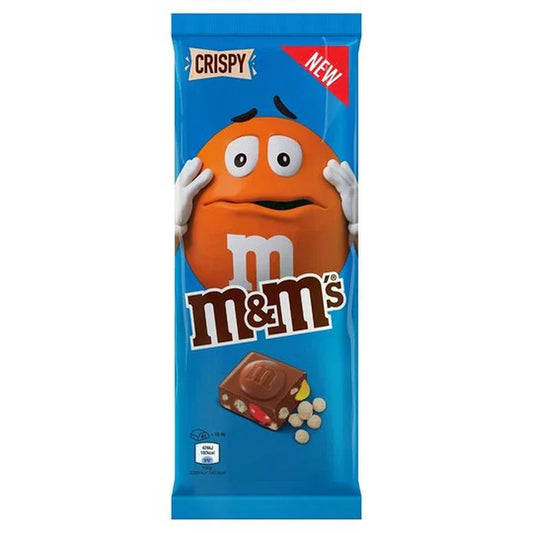 M&M CRISPY CHOCOLATE BAR 165GM