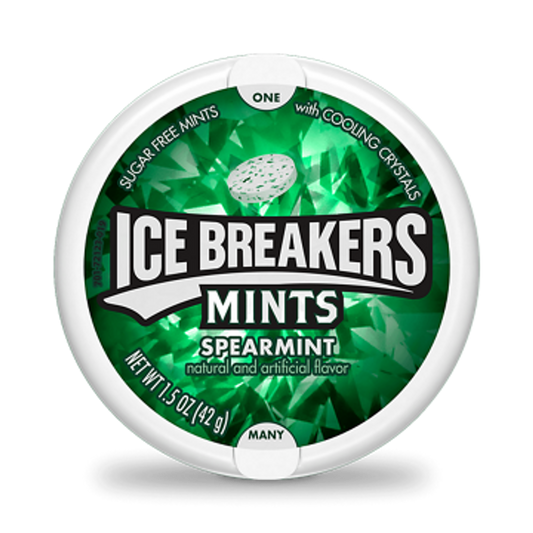ICE BREAKERS - Spearmint Sugar Free Mints