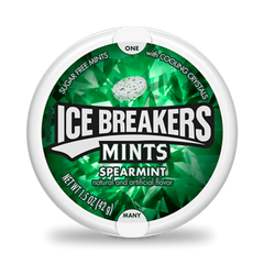 ICE BREAKERS - Spearmint Sugar Free Mints