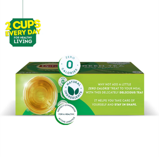 LIPTON GREEN TEA PURE CLASSIC NON-BITTER 25BAGS 32.5 GM