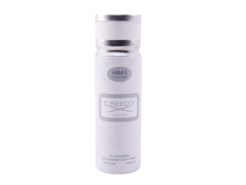 HIBA'S COLLECTION DEODORANT CREEDY SILVER 200 ML