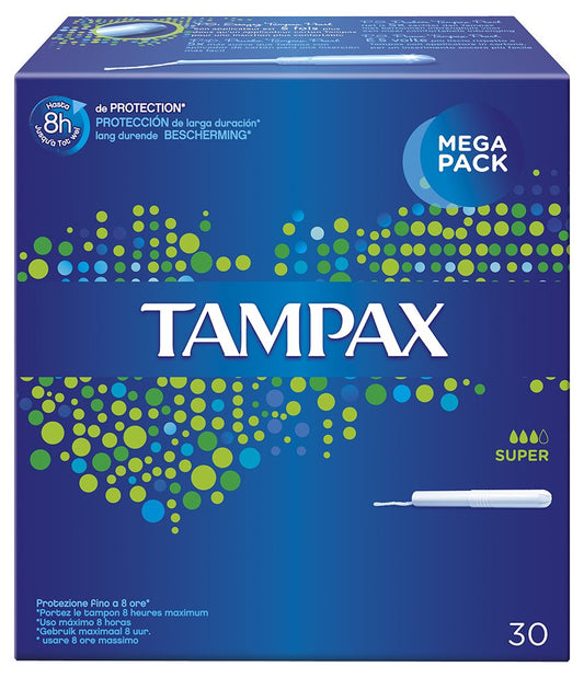 Tampax Tampons Mega Pack Super 30’s