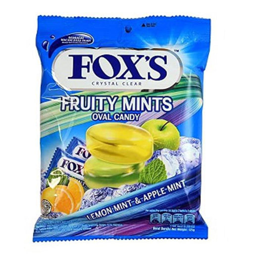 Fox's Fruity Mints Candies Pouch, 125 gm