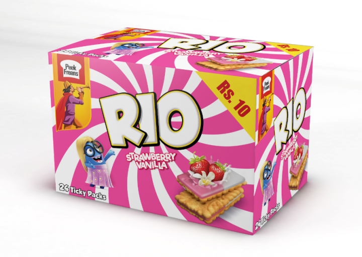 Peek Freans Rio Strawberry and Vanilla Ticky Pack