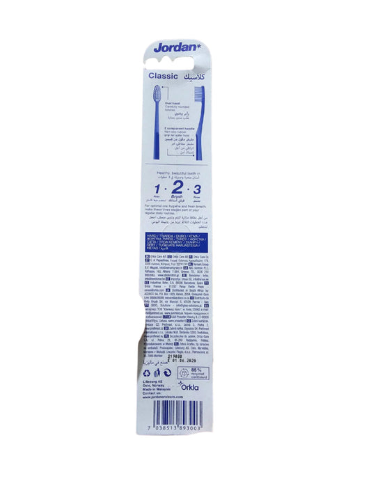 JORDAN CLASSIC HARD TOOTHBRUSH