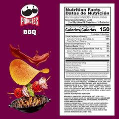 Pringles Potato Crisps BBQ Flavored - 158g