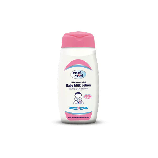 Cool & Cool Baby Milk Lotion, Paraben Free, Aloe Vera + Chamomile Extract, 250ml
