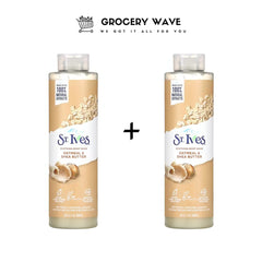 ST'IVES BODY WASH OATMEAL & SHEA BUTTER 650ML 1+1