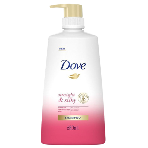 Dove Shampoo Straight & Silky 680ml