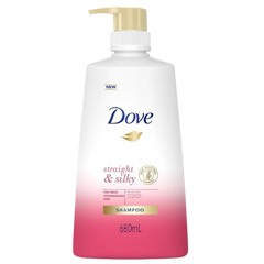 Dove Shampoo Straight & Silky 680ml