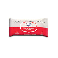 Cool & Cool Anti-Bacterial Disinfectant Wipes, 40-Pack