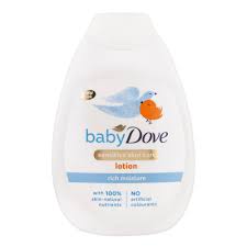 Dove Rich Moisture Sensitive Skin Care Baby Lotion, 400ml (Imported)