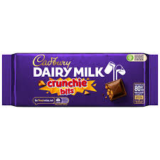 Cadbury Dairy Milk Crunchie Bits Chocolate 180g