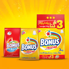 Bonus Tri Star Washing Powder, 3KG