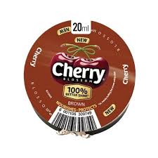 Cherry Blossom Dark Tan Shoe Polish, 20ml