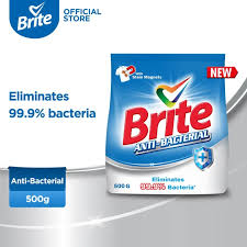 Brite Anti-Bacterial Detergent Powder, 500g