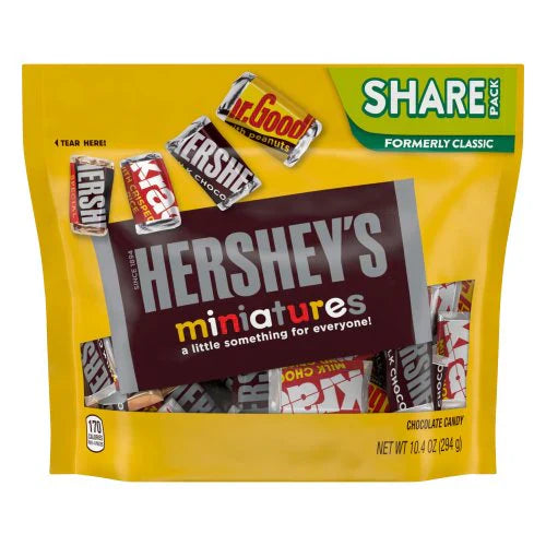 Hershey's Miniatures Chocolate Pouch 294g