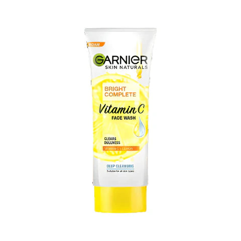 GARNIER BRIGHT COMPLETE VITAMIN C FACE WASH 100ML