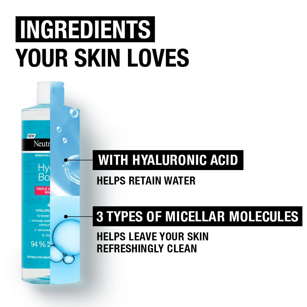 Neutrogena Hydro Boost Triple Micellar Water - 400ml